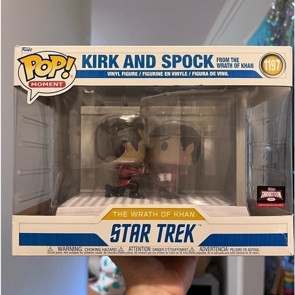 FUNKO POP "Kirk And Spock" Star Trek Wrath Of Khan Vinyl Figurines Toy NEW. NWT - Picture 2 of 3